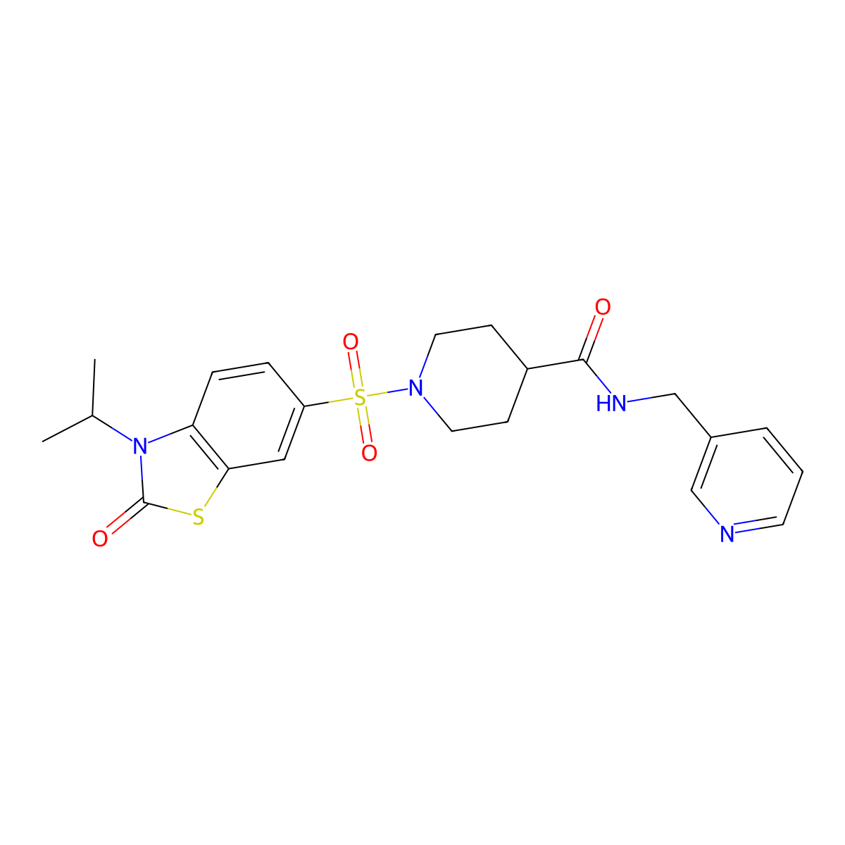 N-butyl-1-{4-[(4-chlorobenzoyl)amino]benzoyl}piperidine-3-carboxamide molecular structure, CAS 1358350-63-6