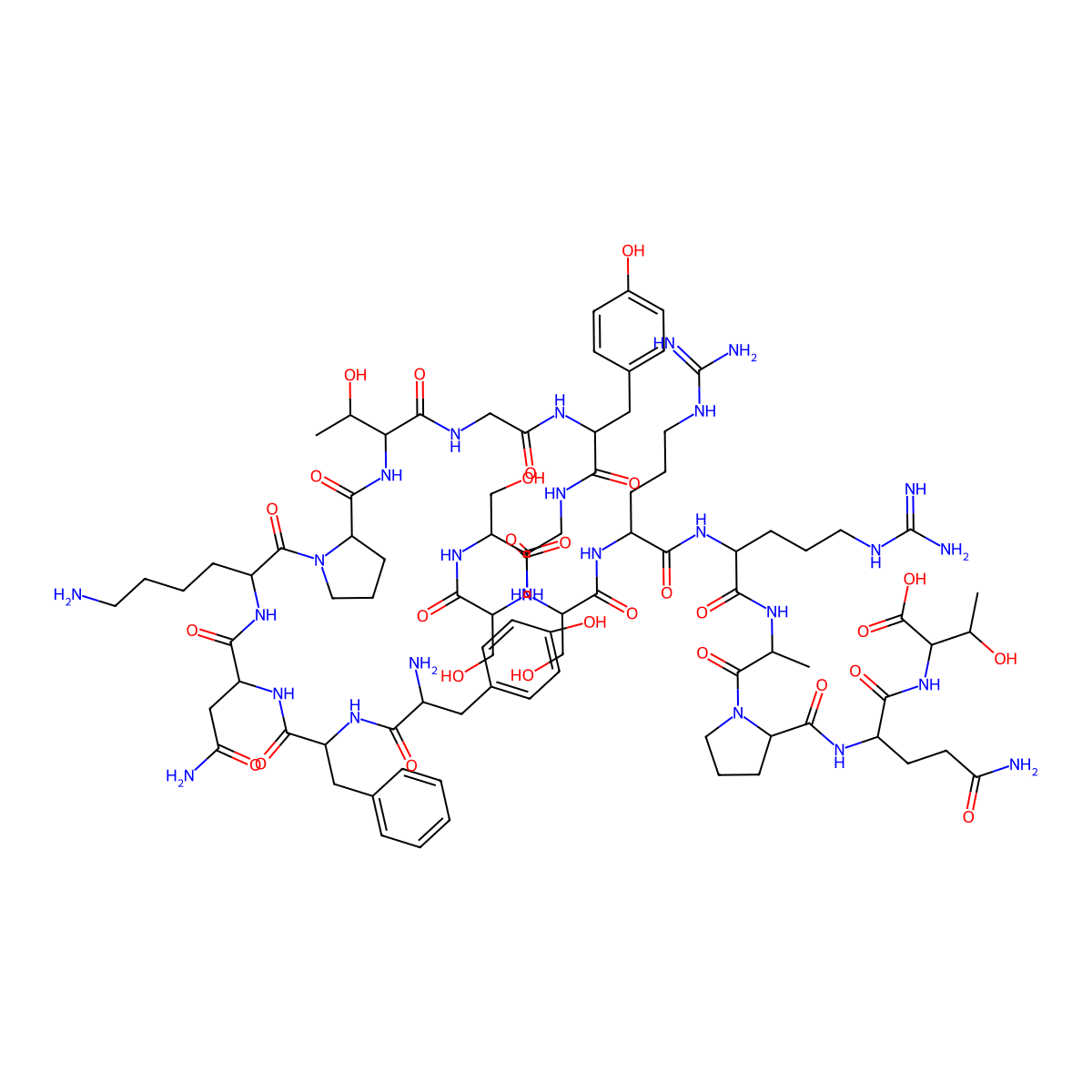 H-Tyr-Phe-Asn-Lys-Pro-Thr-Gly-Tyr-Gly-Ser-Ser-Ser-Arg-Arg-Ala-Pro-Gln-Thr-OH molecular structure, CAS 135861-49-3