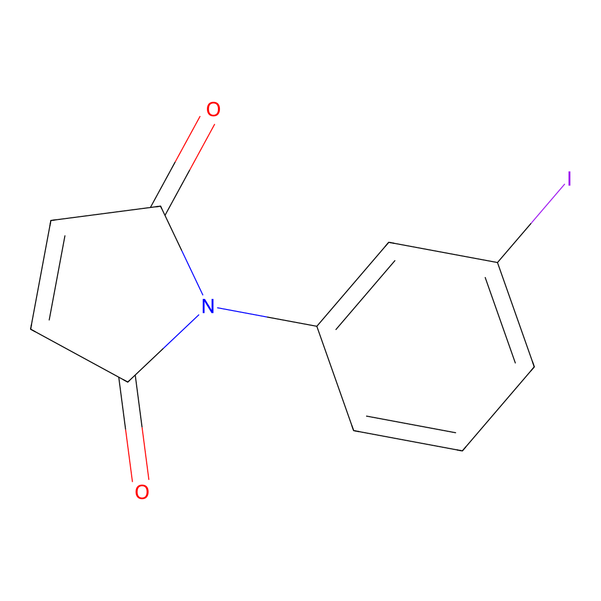 N-(3-Iodophenyl)maleimide molecular structure, CAS 135861-54-0