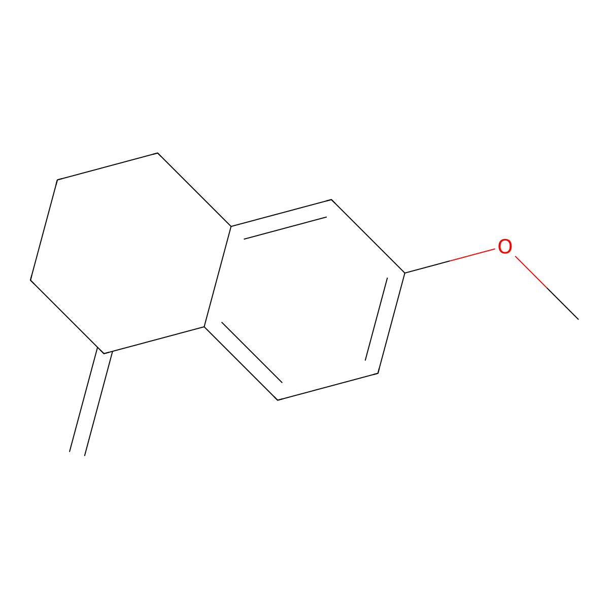 6-Methoxy-1-methylene-1,2,3,4-tetrahydronaphthalene molecular structure, CAS 13587-99-0