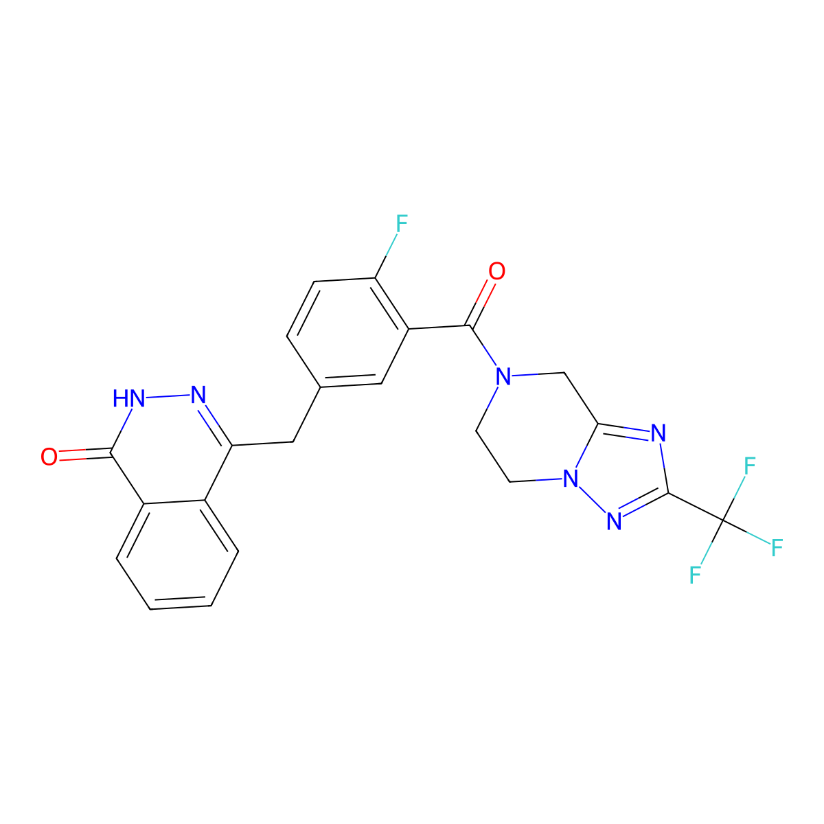 Fuzuloparib molecular structure, CAS 1358715-18-0