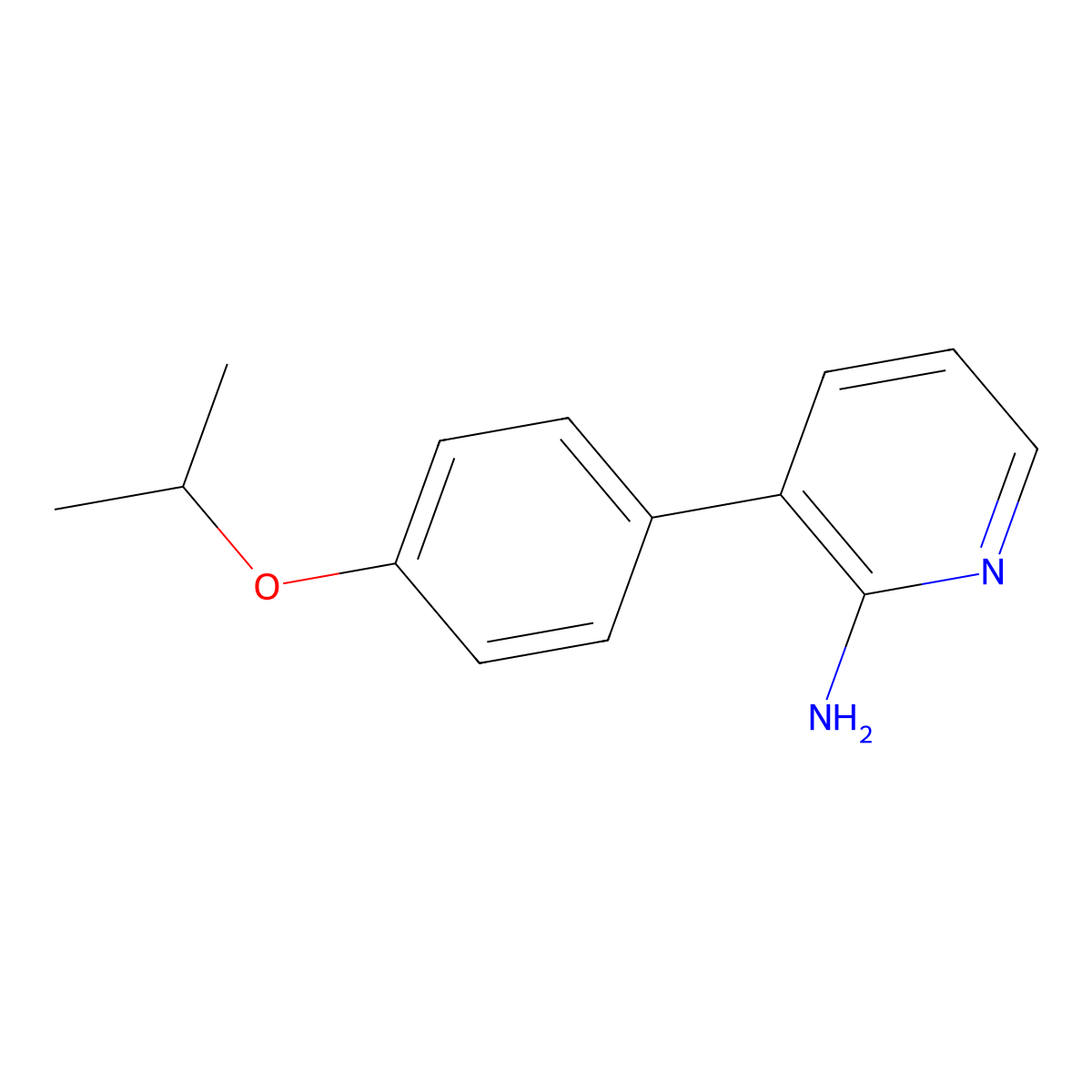 3-(4-Isopropoxyphenyl)pyridin-2-amine molecular structure, CAS 1358755-67-5