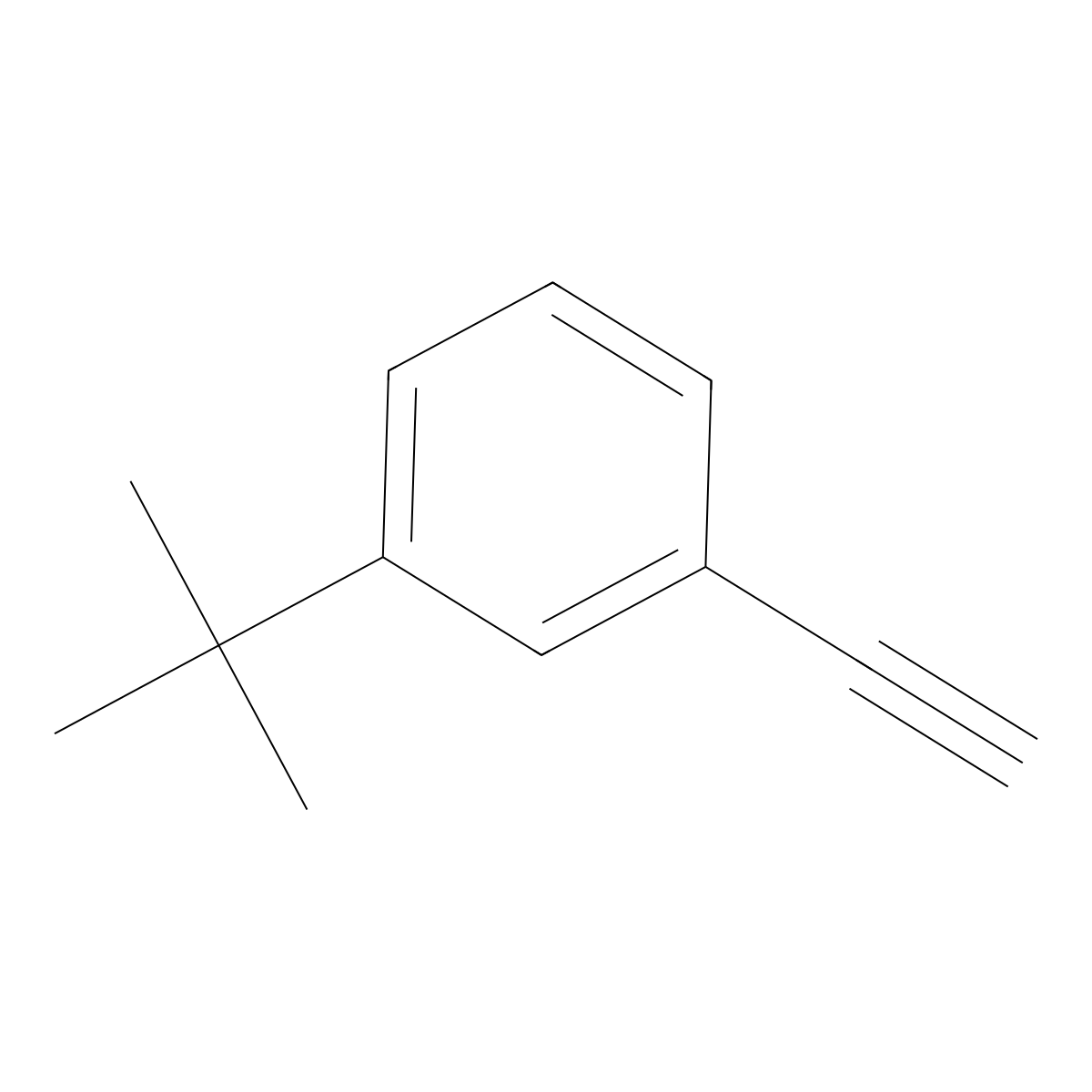 1-(tert-Butyl)-3-ethynylbenzene molecular structure, CAS 135883-34-0