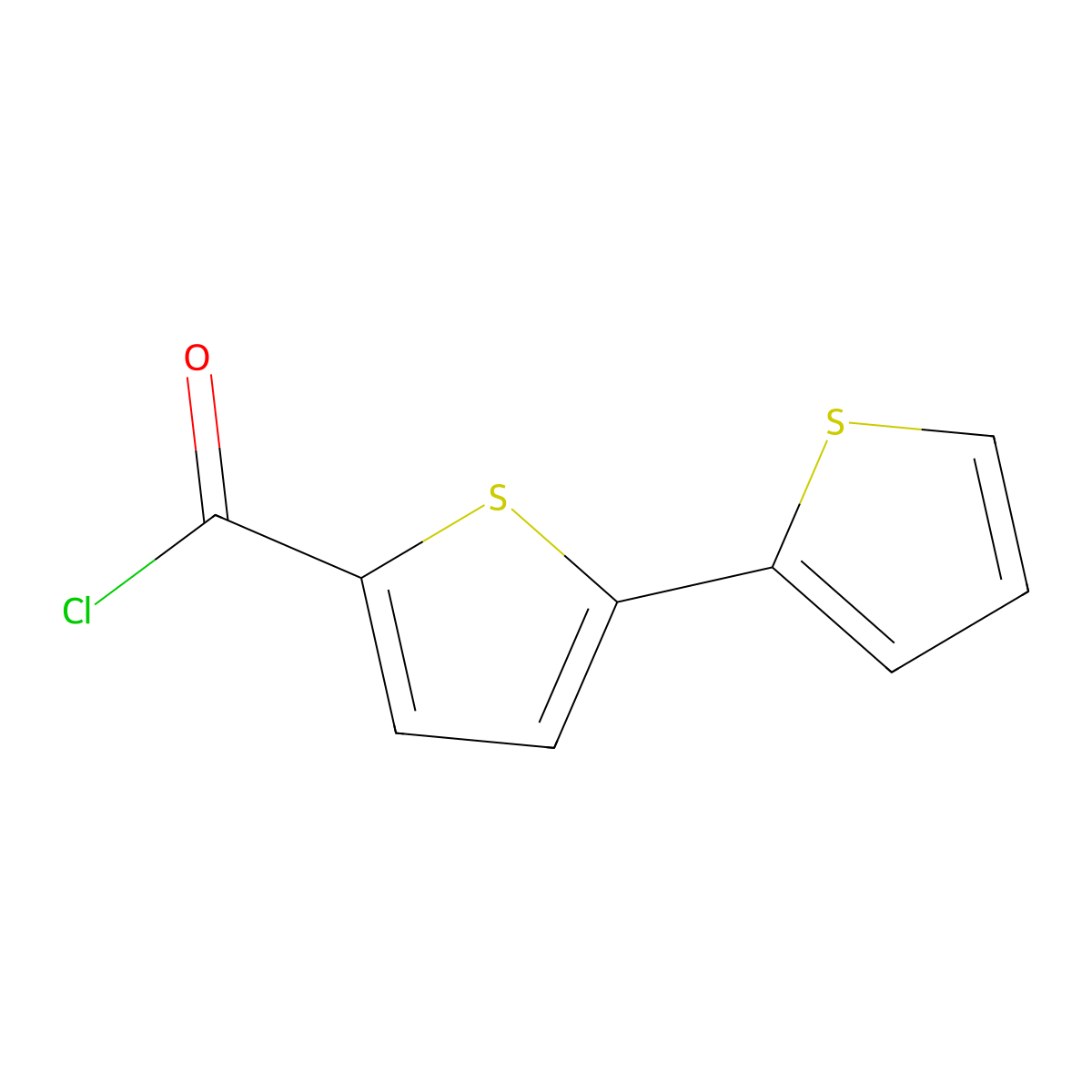 2,2'-Bithiophene-5-Carbonyl Chloride molecular structure, CAS 135887-26-2