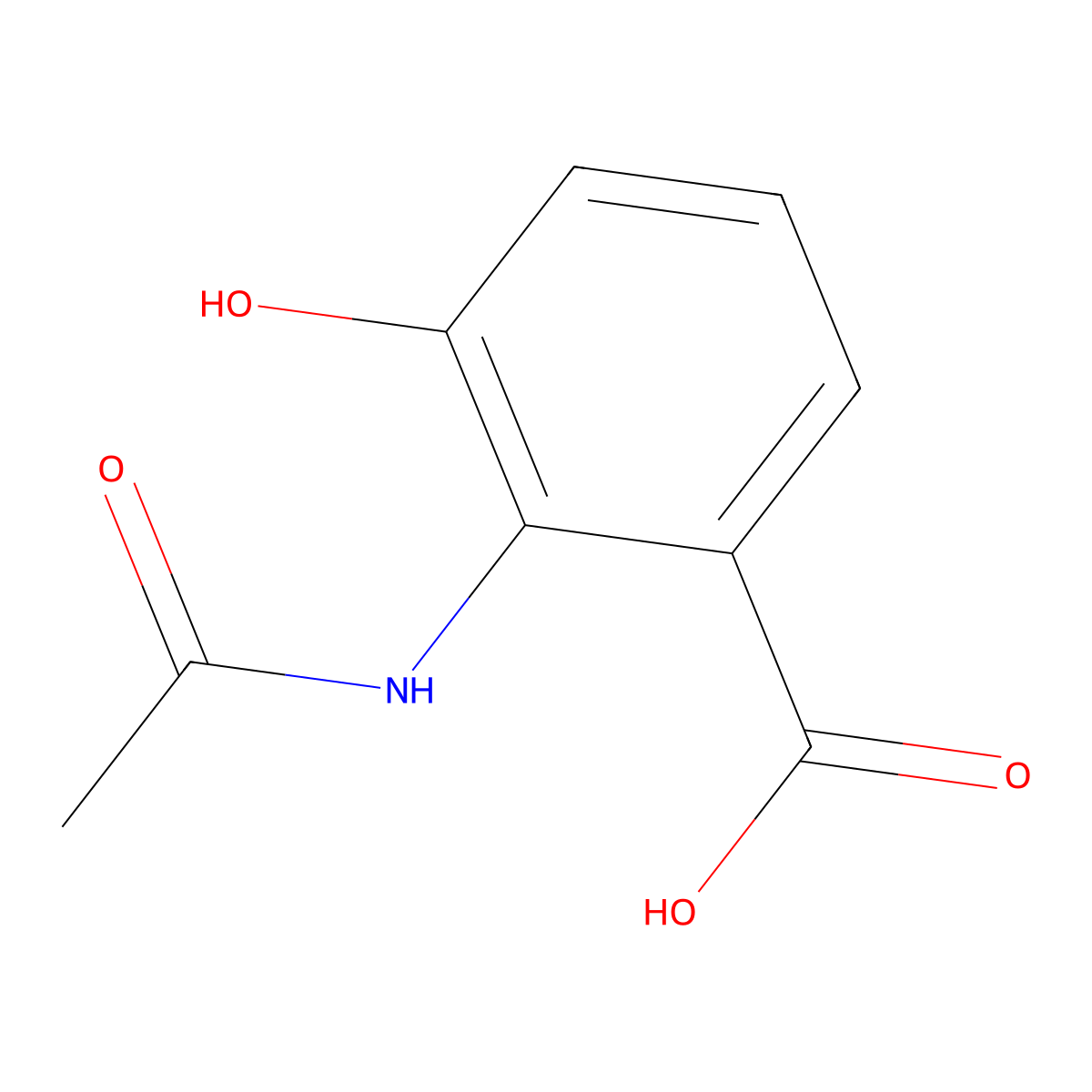 3-Hydroxy-N-acetylanthranilic acid molecular structure, CAS 135891-44-0