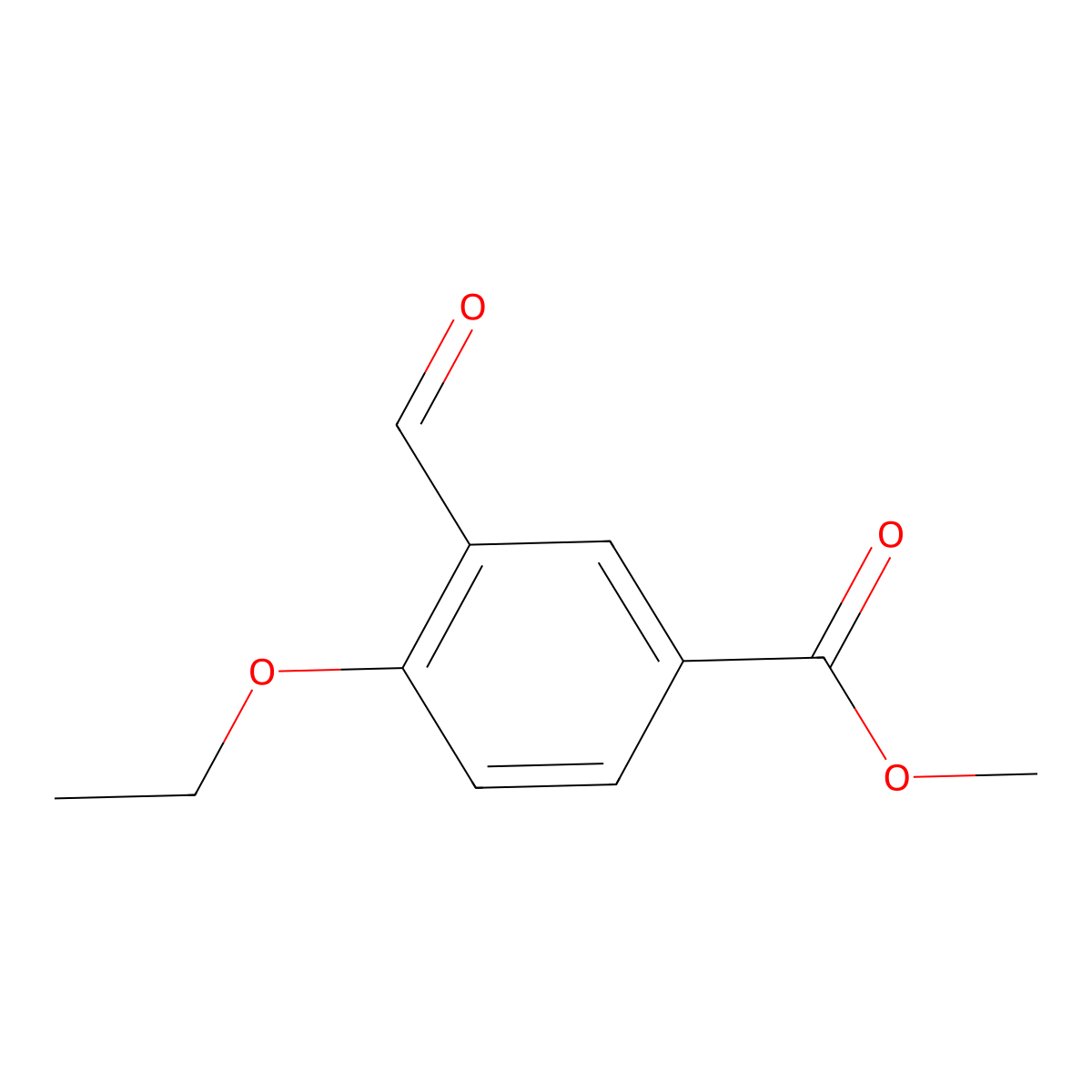 Methyl 4-ethoxy-3-formylbenzoate molecular structure, CAS 1358966-40-1