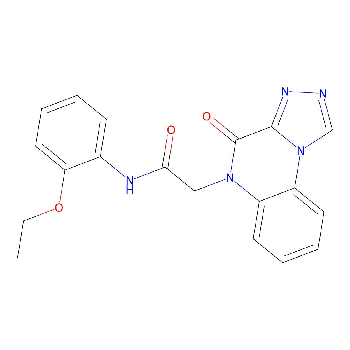 N-(2-ethoxyphenyl)-2-(4-oxo[1,2,4]triazolo[4,3-a]quinoxalin-5(4H)-yl)acetamide molecular structure, CAS 1358984-64-1