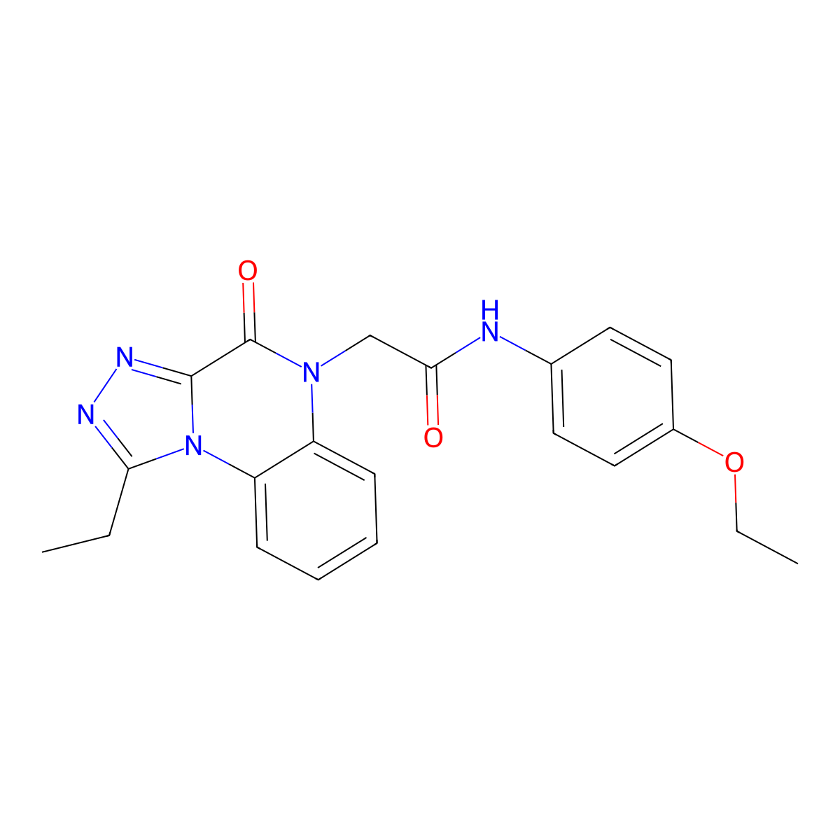 N-(4-ethoxyphenyl)-2-(1-ethyl-4-oxo-[1,2,4]triazolo[4,3-a]quinoxalin-5(4H)-yl)acetamide molecular structure, CAS 1359065-68-1