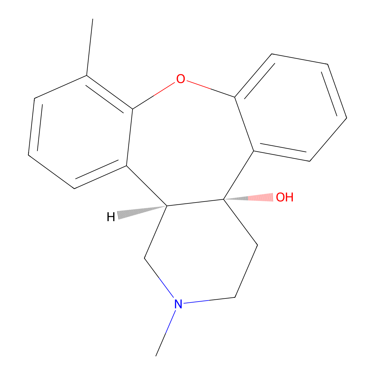 Beloxepin molecular structure, CAS 135928-30-2