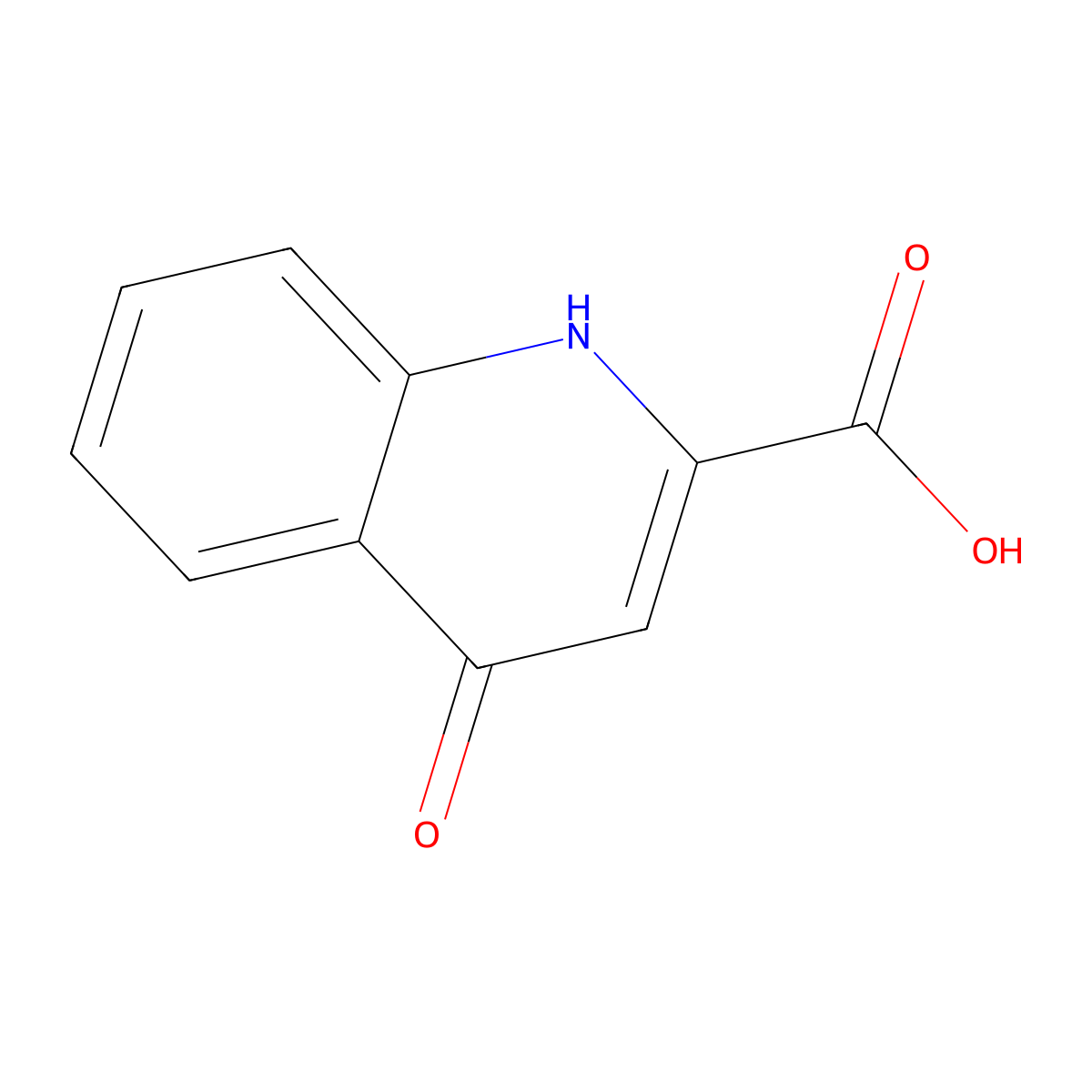 Kynurenic Acid molecular structure, CAS 13593-94-7