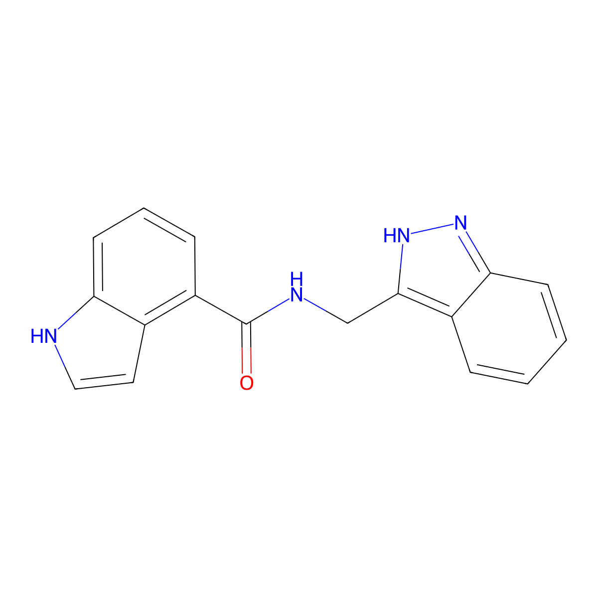 N-[(1H-Indazol-3-YL)methyl]-1H-indole-4-carboxamide molecular structure, CAS 1359309-11-7