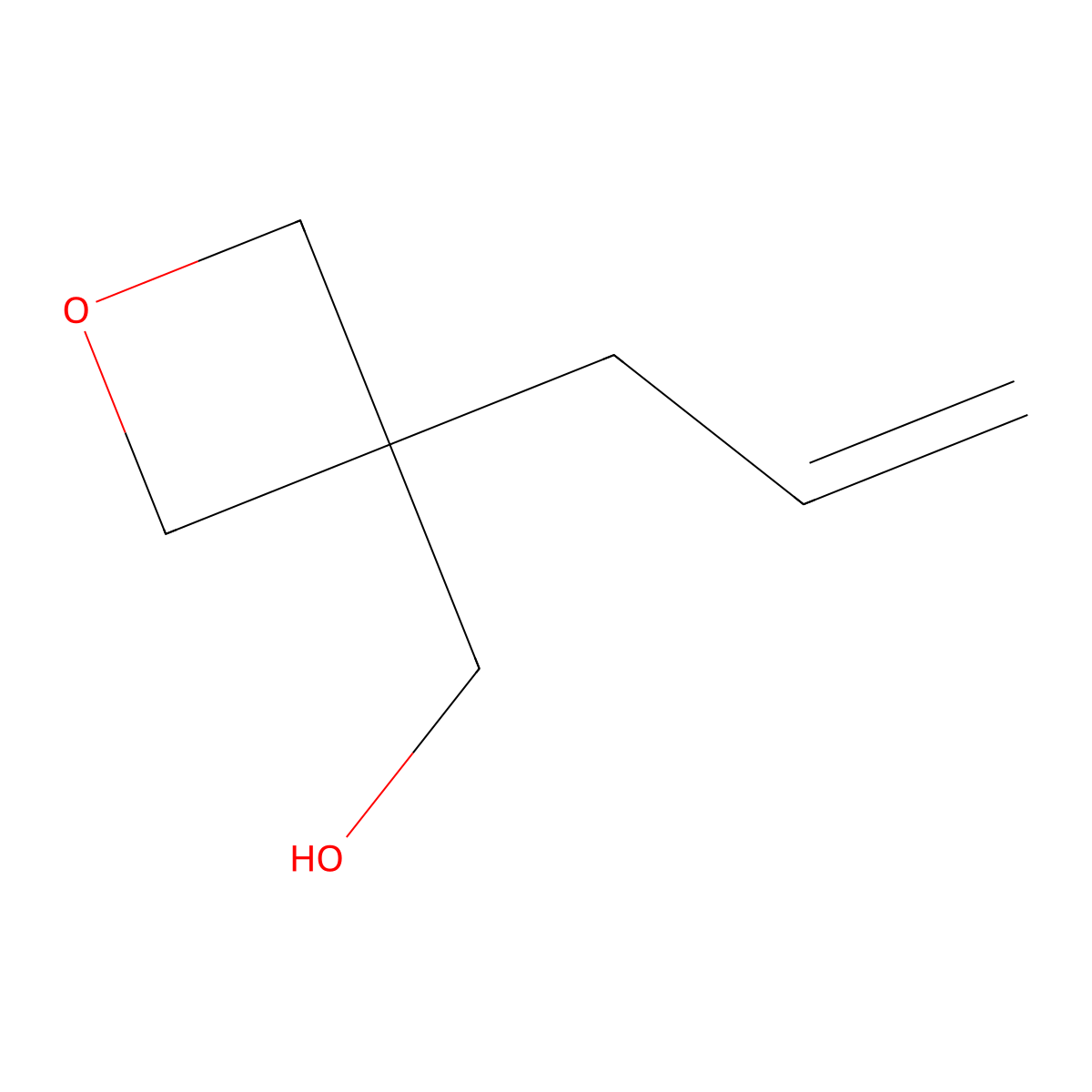 (3-Allyloxetan-3-yl)methanol molecular structure, CAS 135939-47-8