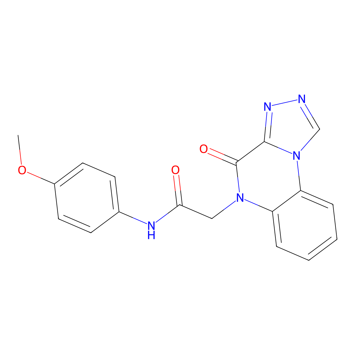 N-(4-methoxyphenyl)-2-(4-oxo[1,2,4]triazolo[4,3-a]quinoxalin-5(4H)-yl)acetamide molecular structure, CAS 1359399-53-3