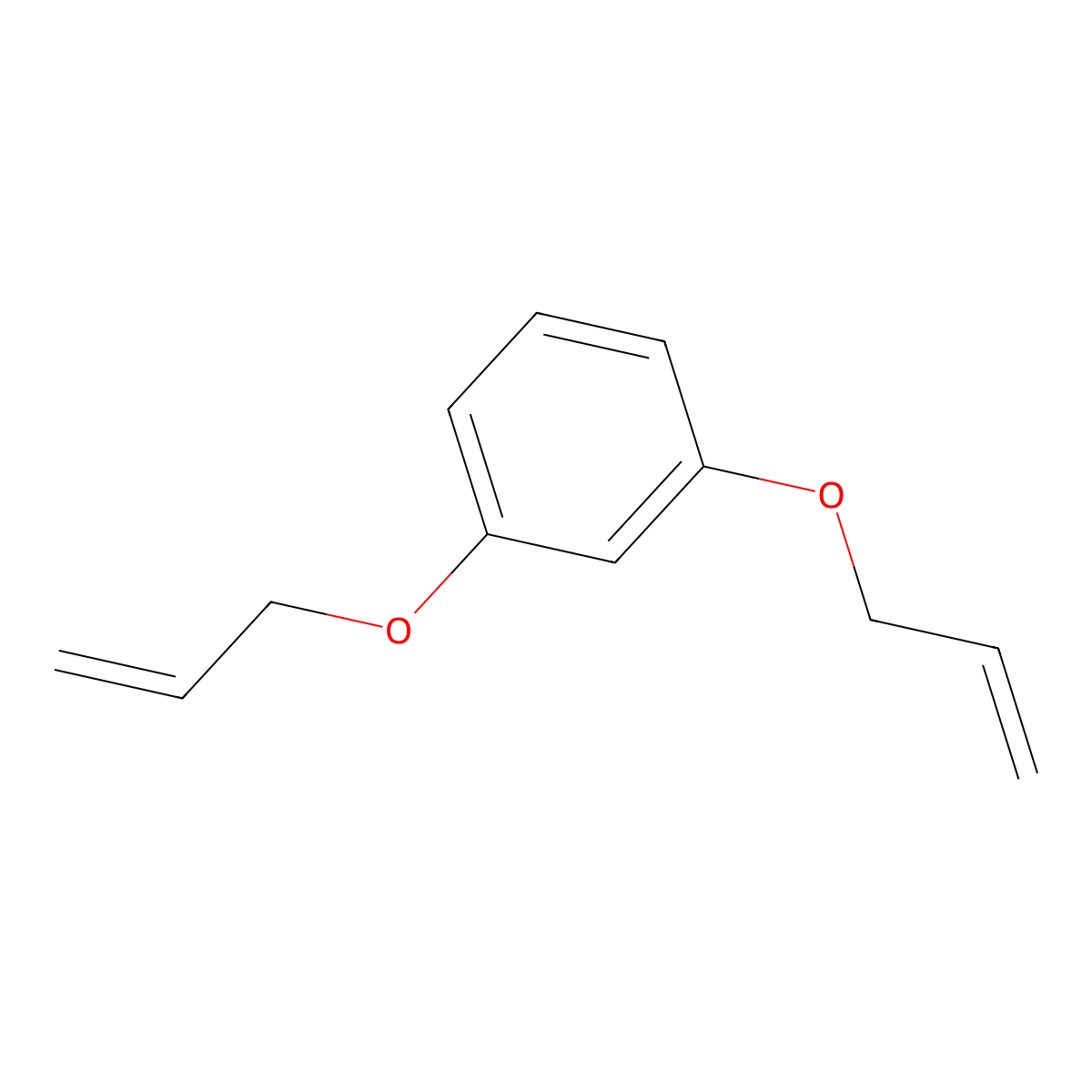 1,3-Bis(allyloxy)benzene molecular structure, CAS 13594-95-1
