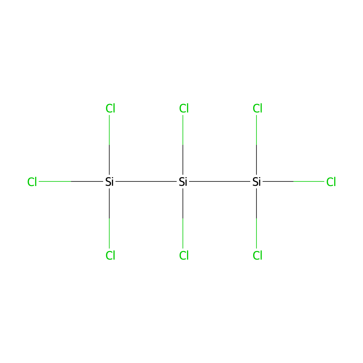 Octachlorotrisilane molecular structure, CAS 13596-23-1