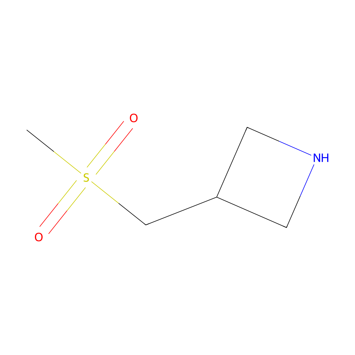 3-((Methylsulfonyl)methyl)azetidine molecular structure, CAS 1359656-22-6