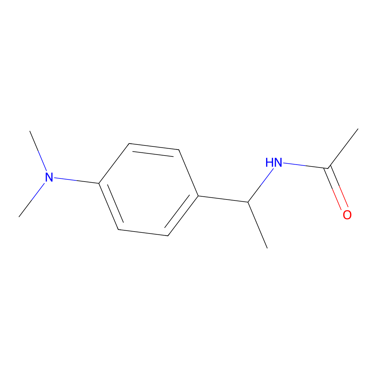 (S)-N-(1-(4-(Dimethylamino)phenyl)ethyl)acetamide molecular structure, CAS 1359658-33-5