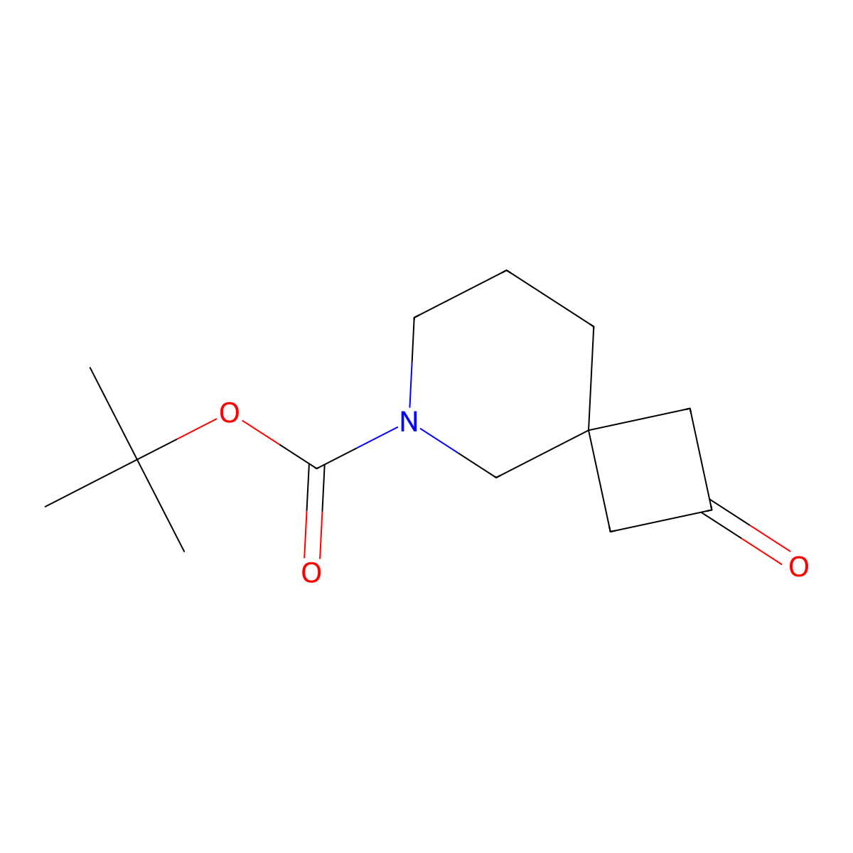Tert-butyl 2-oxo-6-azaspiro[3.5]nonane-6-carboxylate molecular structure, CAS 1359704-84-9