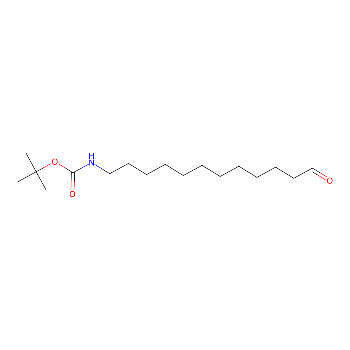 N-Boc-12-aminododecanal molecular structure, CAS 1359753-03-9
