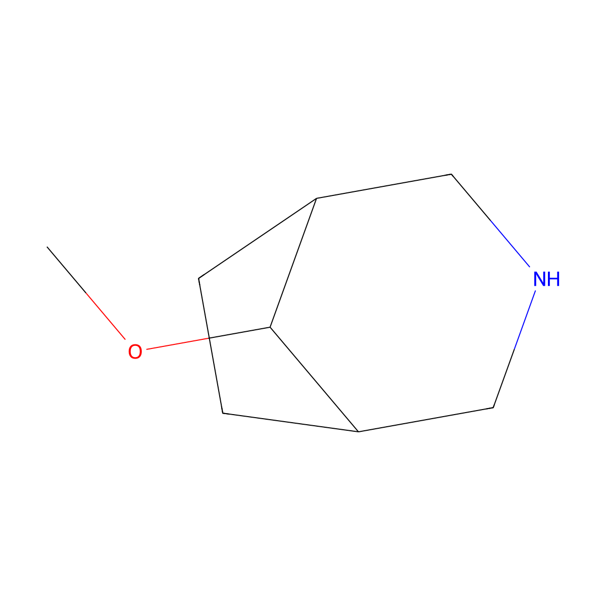 8-Syn-methoxy-3-azabicyclo[3.2.1]octane molecular structure, CAS 1359822-75-5