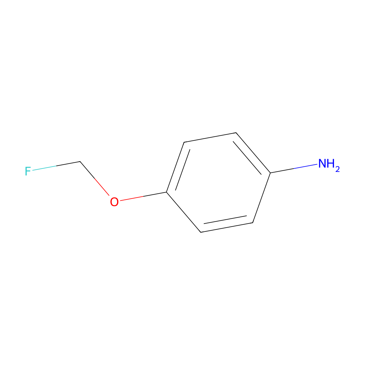 4-(Fluoromethoxy)aniline molecular structure, CAS 1359823-67-8