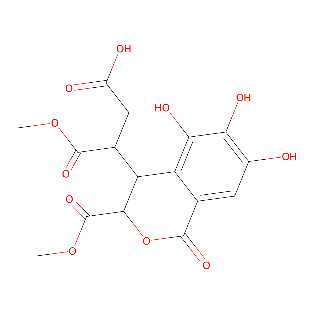 12,13-Dimethyl chebulate molecular structure, CAS 1359826-50-8