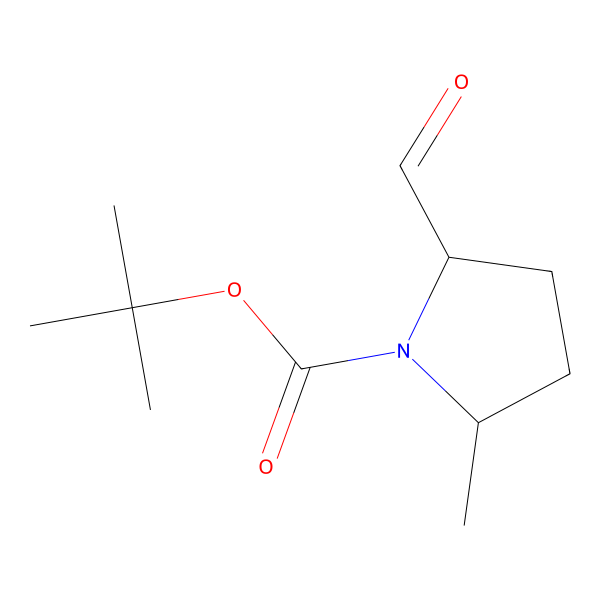 tert-butyl (2S,5S)-2-formyl-5-methylpyrrolidine-1-carboxylate molecular structure, CAS 1359869-72-9