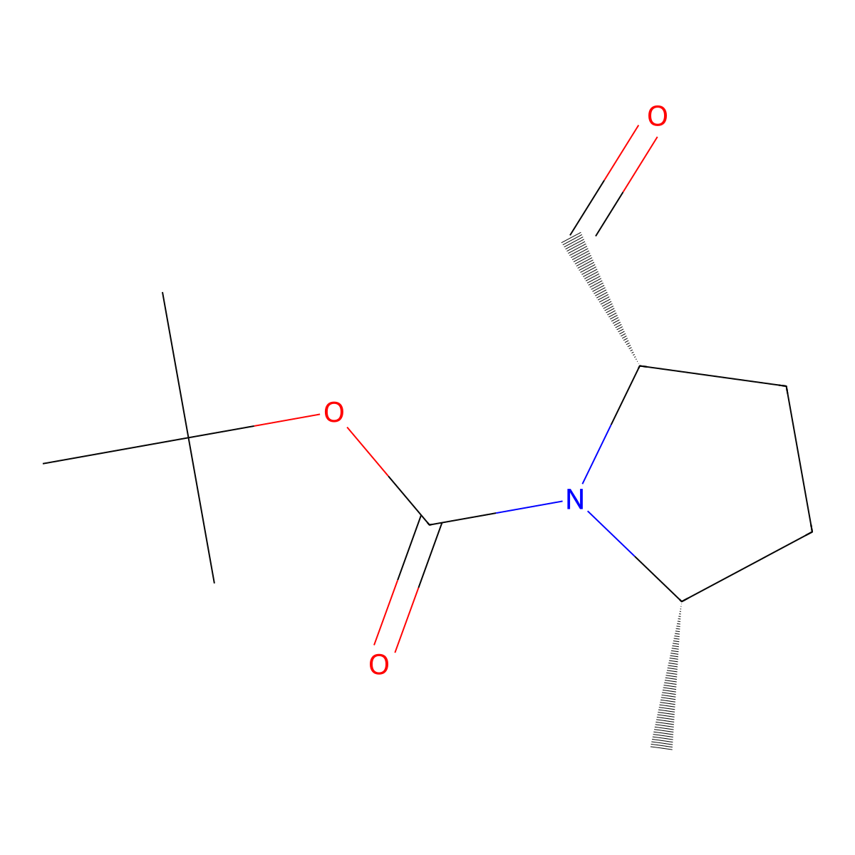 tert-butyl (2S,5S)-2-formyl-5-methylpyrrolidine-1-carboxylate molecular structure, CAS 1359869-72-9