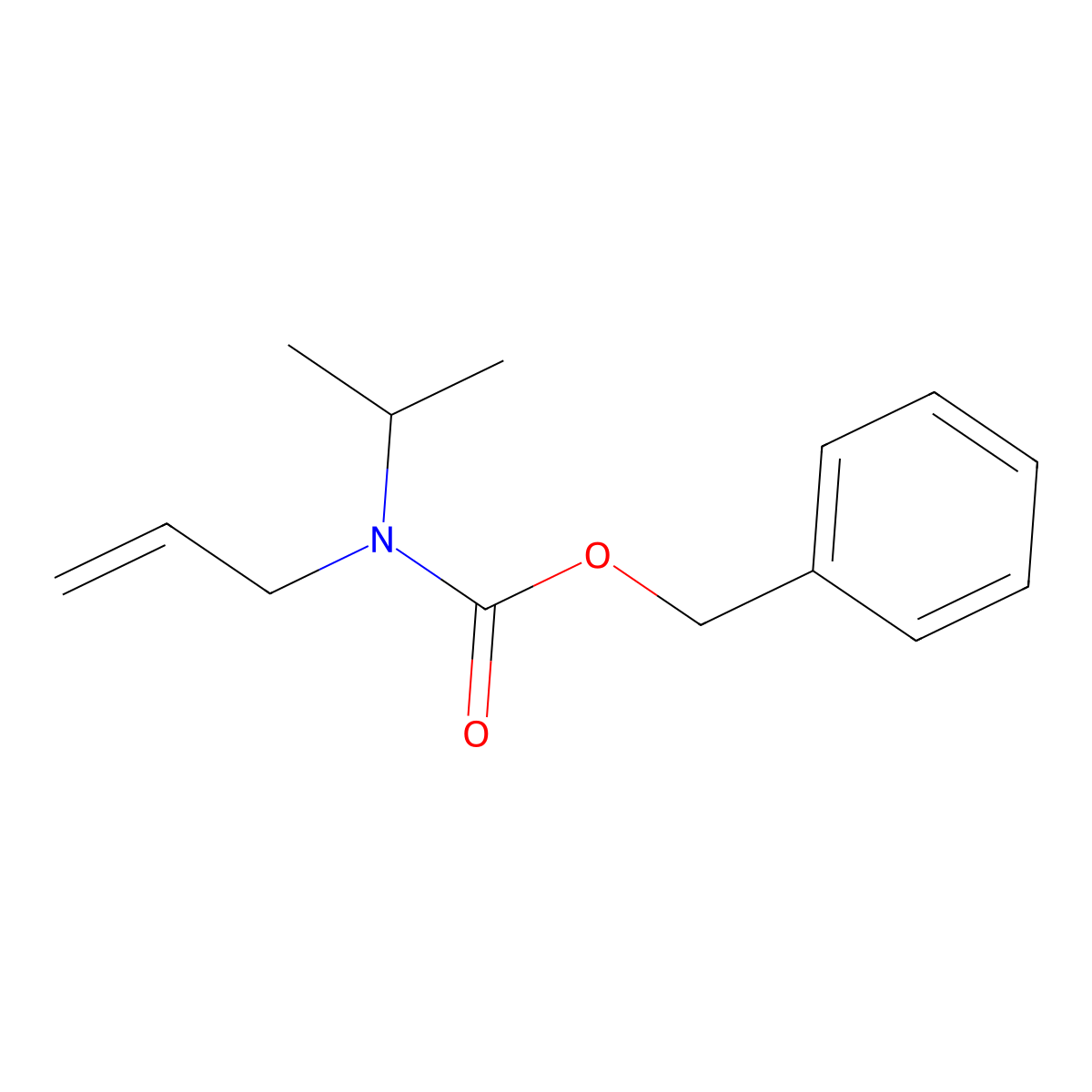 benzyl N-(prop-2-en-1-yl)-N-(propan-2-yl)carbamate molecular structure, CAS 1359874-32-0