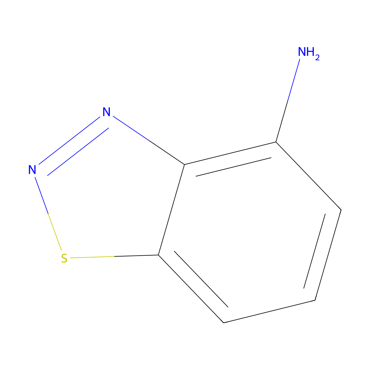 benzo[d][1,2,3]thiadiazol-4-aMine molecular structure, CAS 13599-80-9
