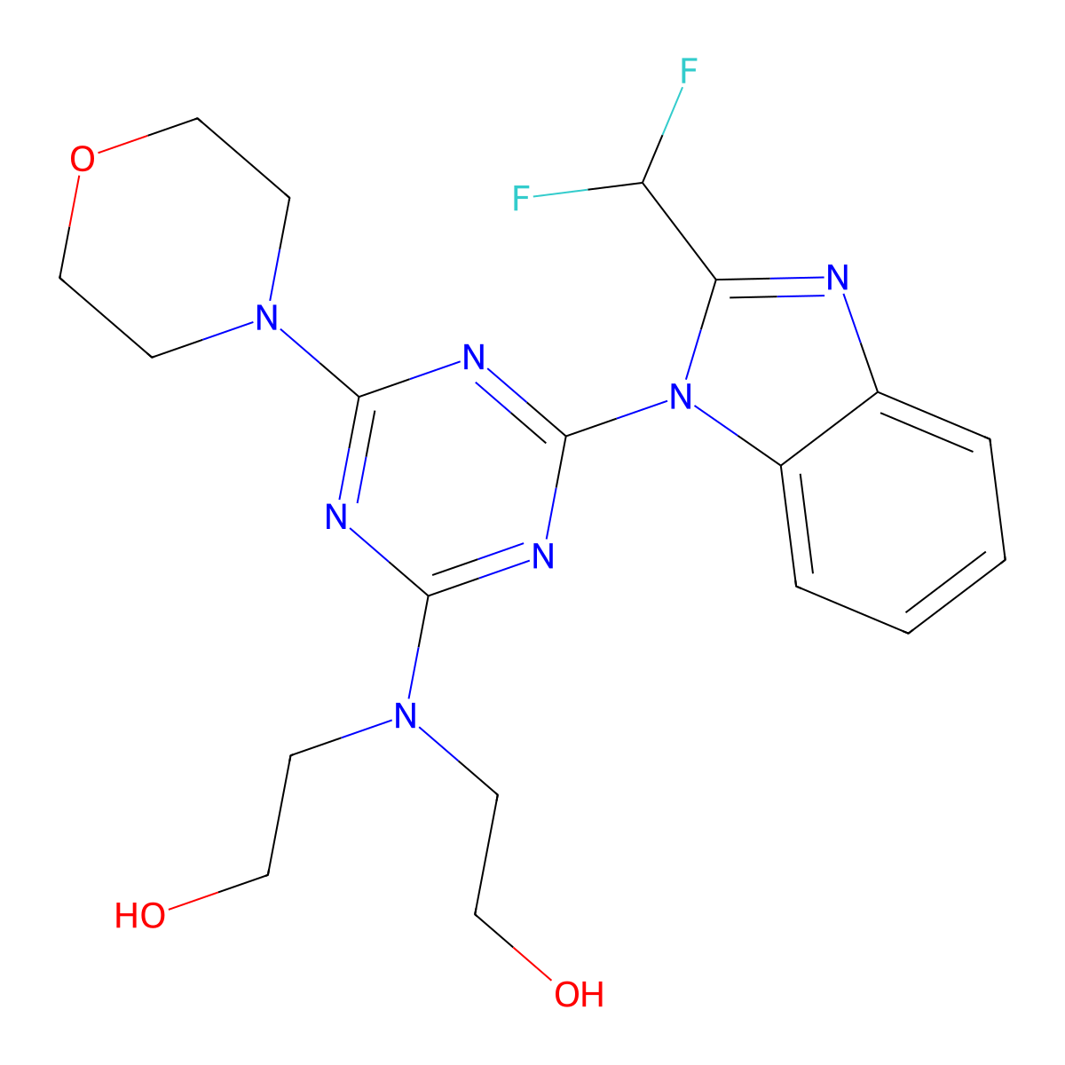 PI3K-IN-31 molecular structure, CAS 1359956-12-9