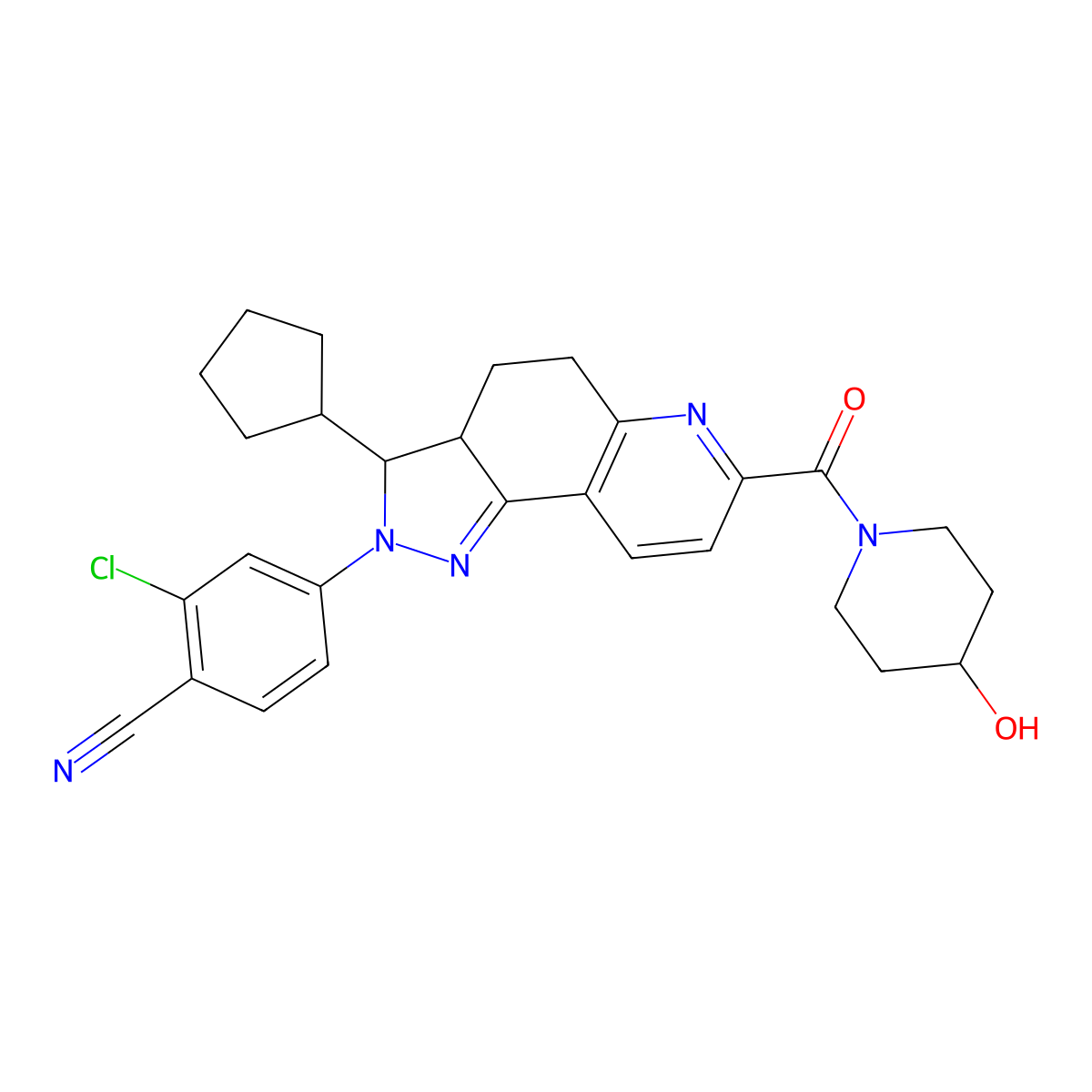 Ocedurenone molecular structure, CAS 1359969-24-6