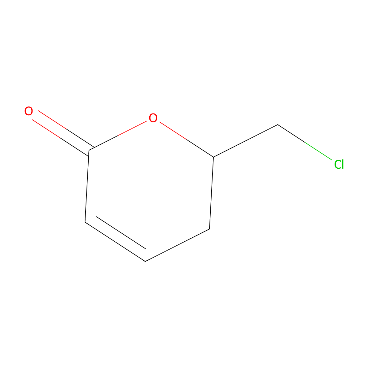 (S)-6-Chloromethyl-5,6-dihydro-pyran-2-one molecular structure, CAS 135999-61-0