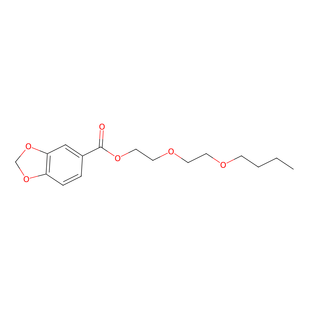 Bucarpolate molecular structure, CAS 136-63-0