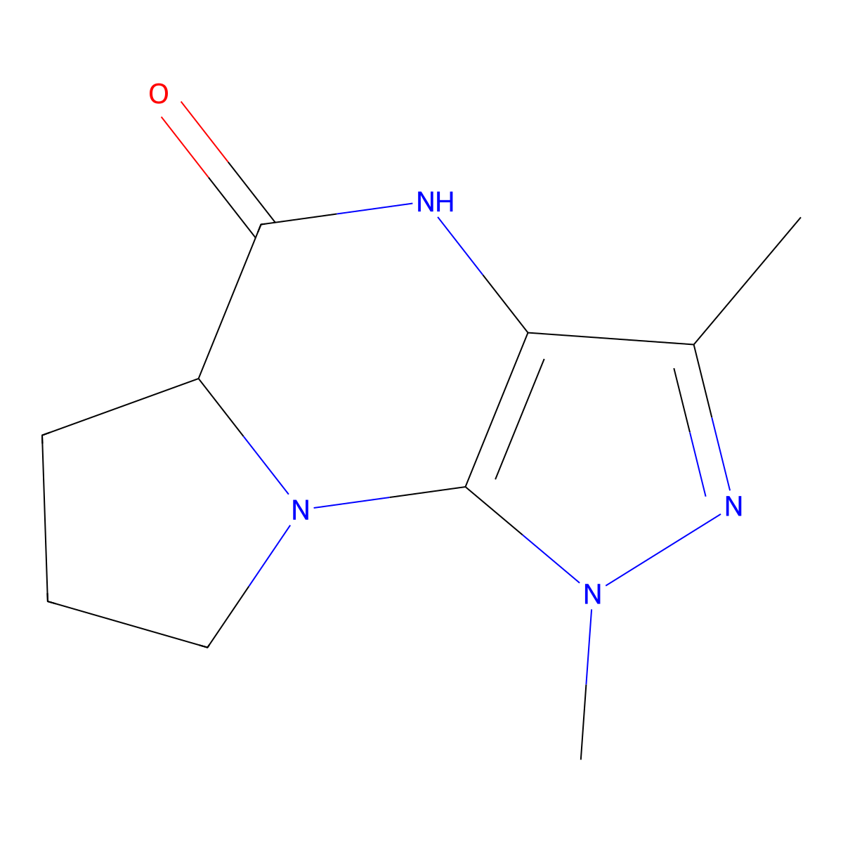 3,5-Dimethyl-1,3,4,7-tetraazatricyclo[7.3.0.0,2,6]dodeca-2(6),4-dien-8-one molecular structure, CAS 1360059-53-5