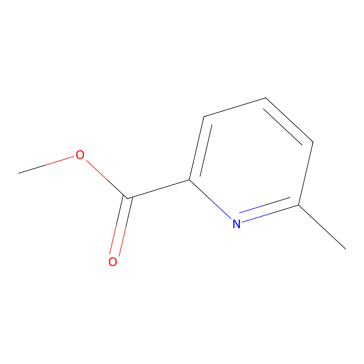 Methyl 6-methylpyridine-2-carboxylate molecular structure, CAS 13602-11-4