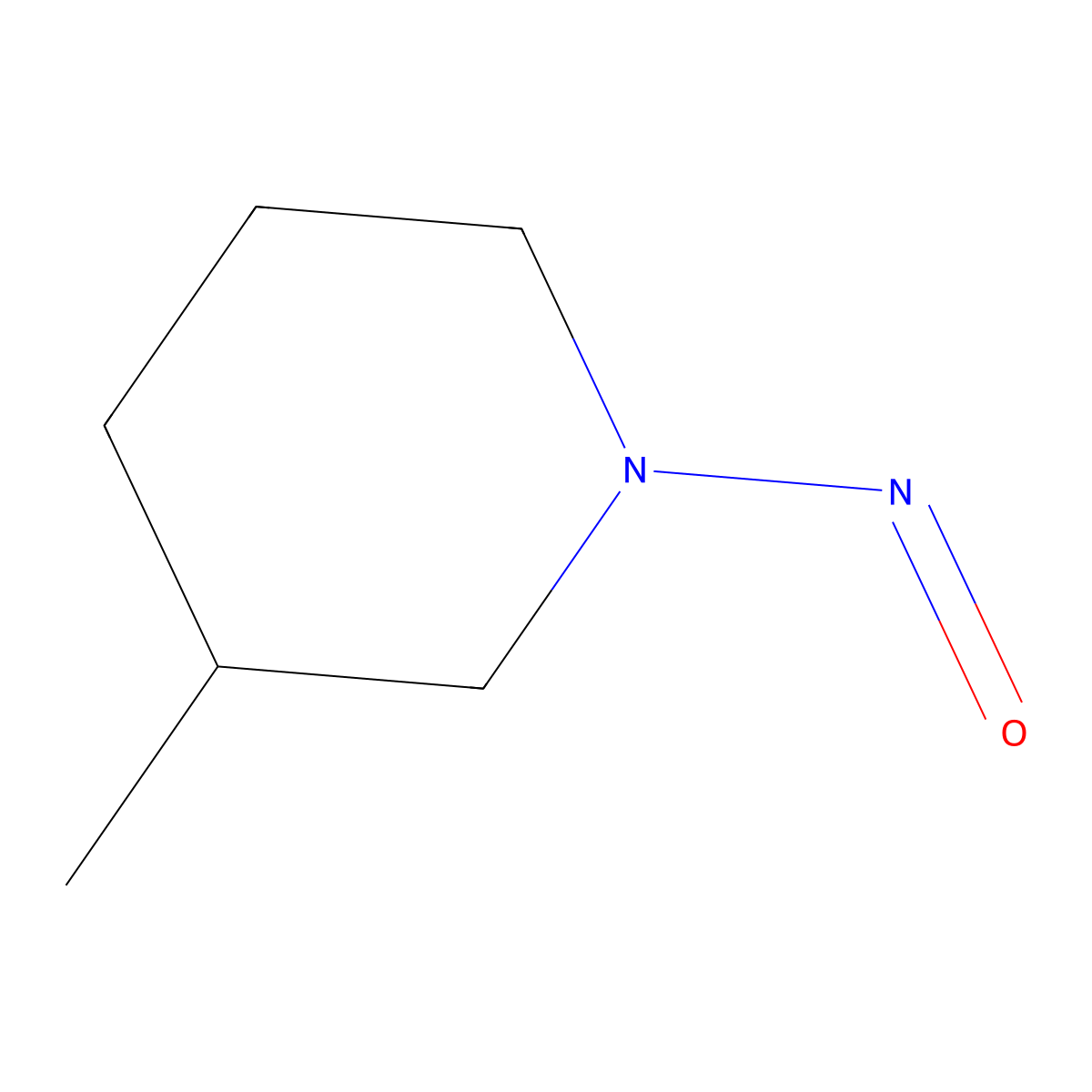 1-Nitroso-3-pipecoline molecular structure, CAS 13603-07-1