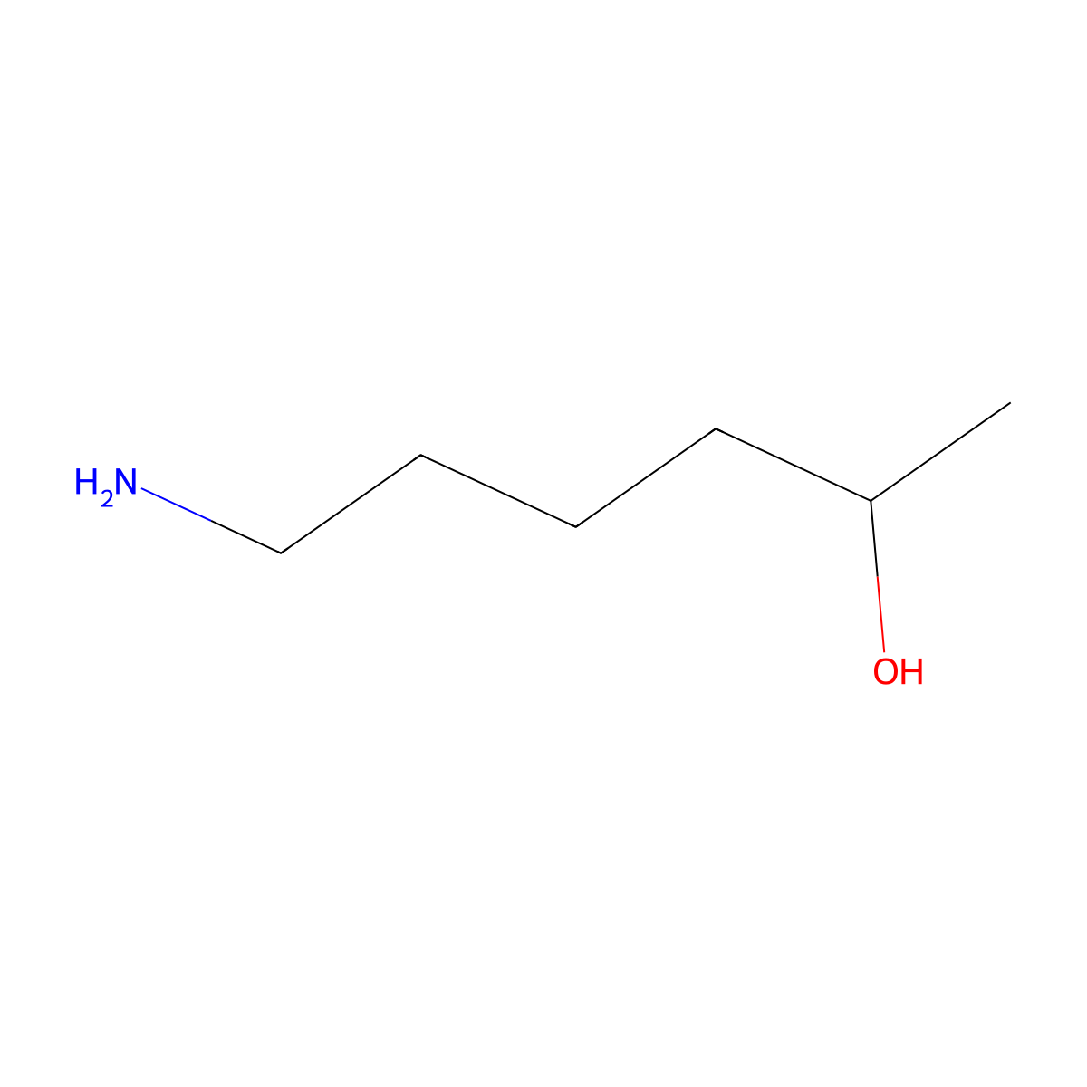 6-Amino-2-hexanol molecular structure, CAS 13603-27-5