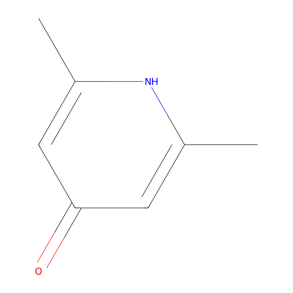 2,6-Dimethyl-4-pyridinol molecular structure, CAS 13603-44-6