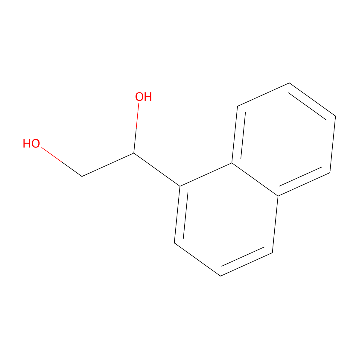 1-(Naphthalen-1-YL)ethane-1,2-diol molecular structure, CAS 13603-64-0