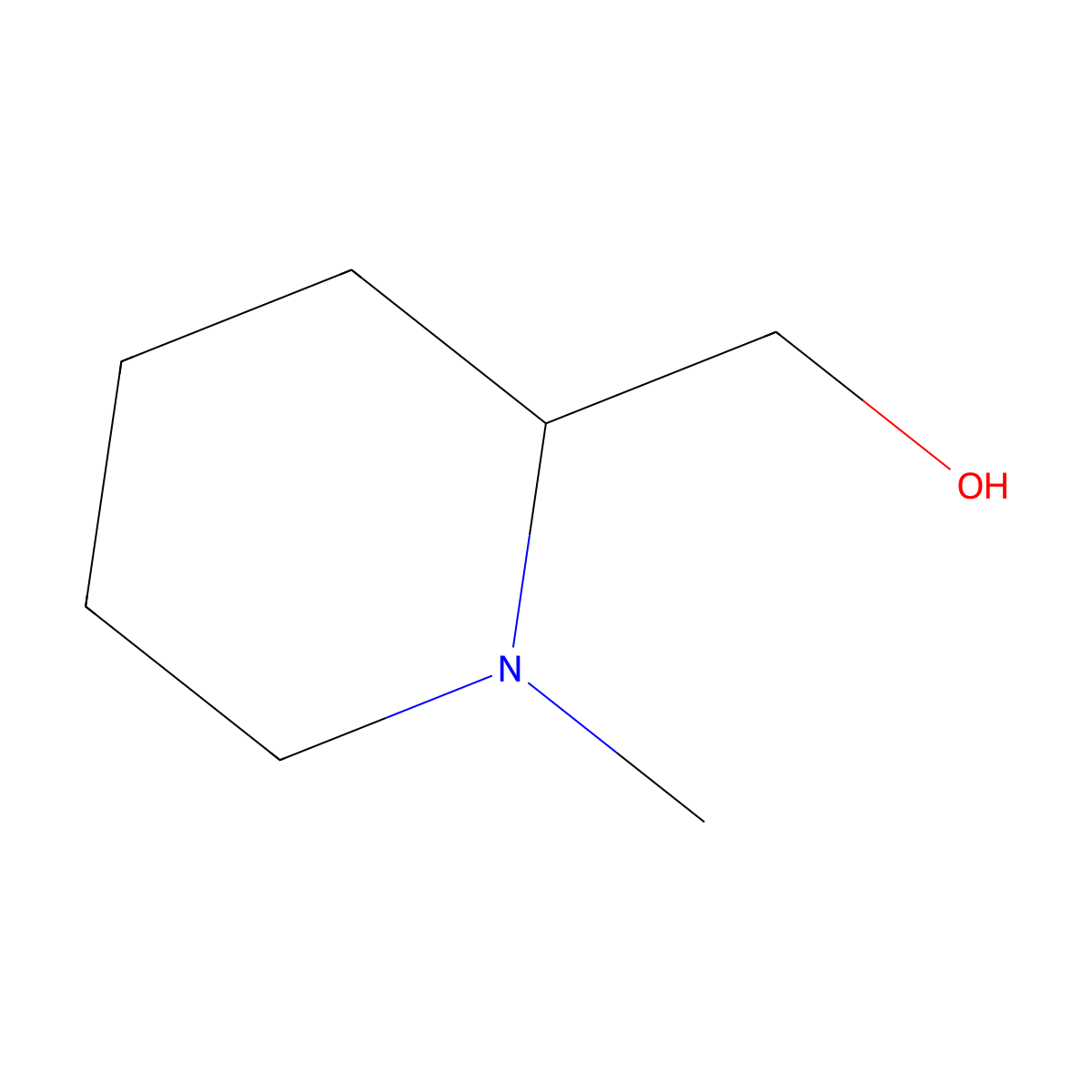 (S)-(1-Methylpiperidin-2-yl)methanol molecular structure, CAS 136030-04-1