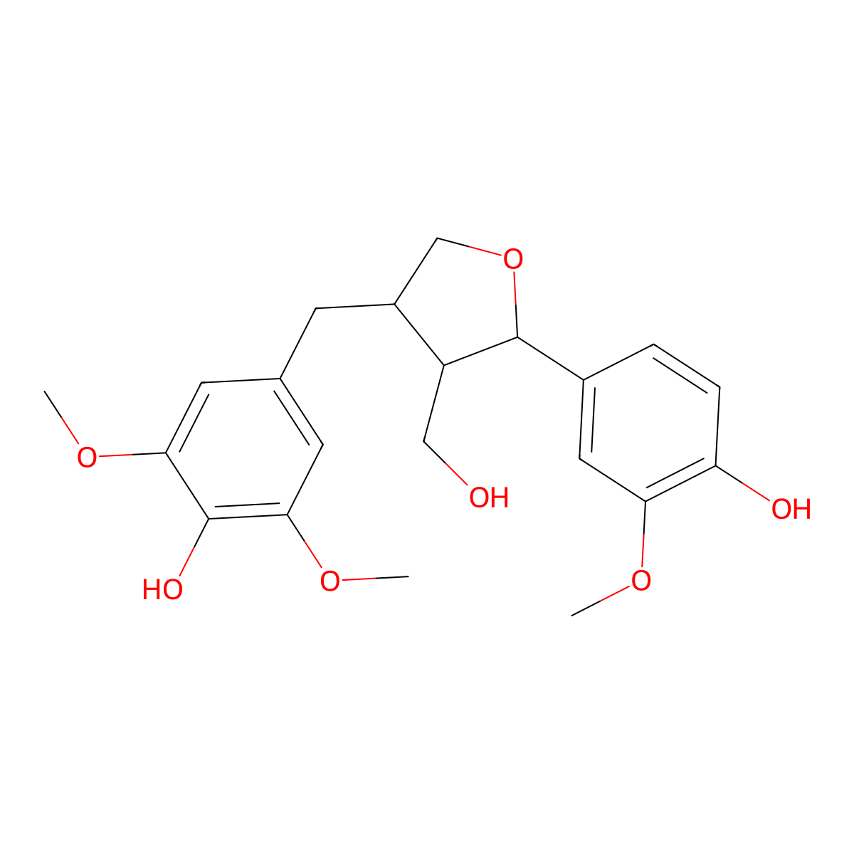 Justiciresinol molecular structure, CAS 136051-41-7
