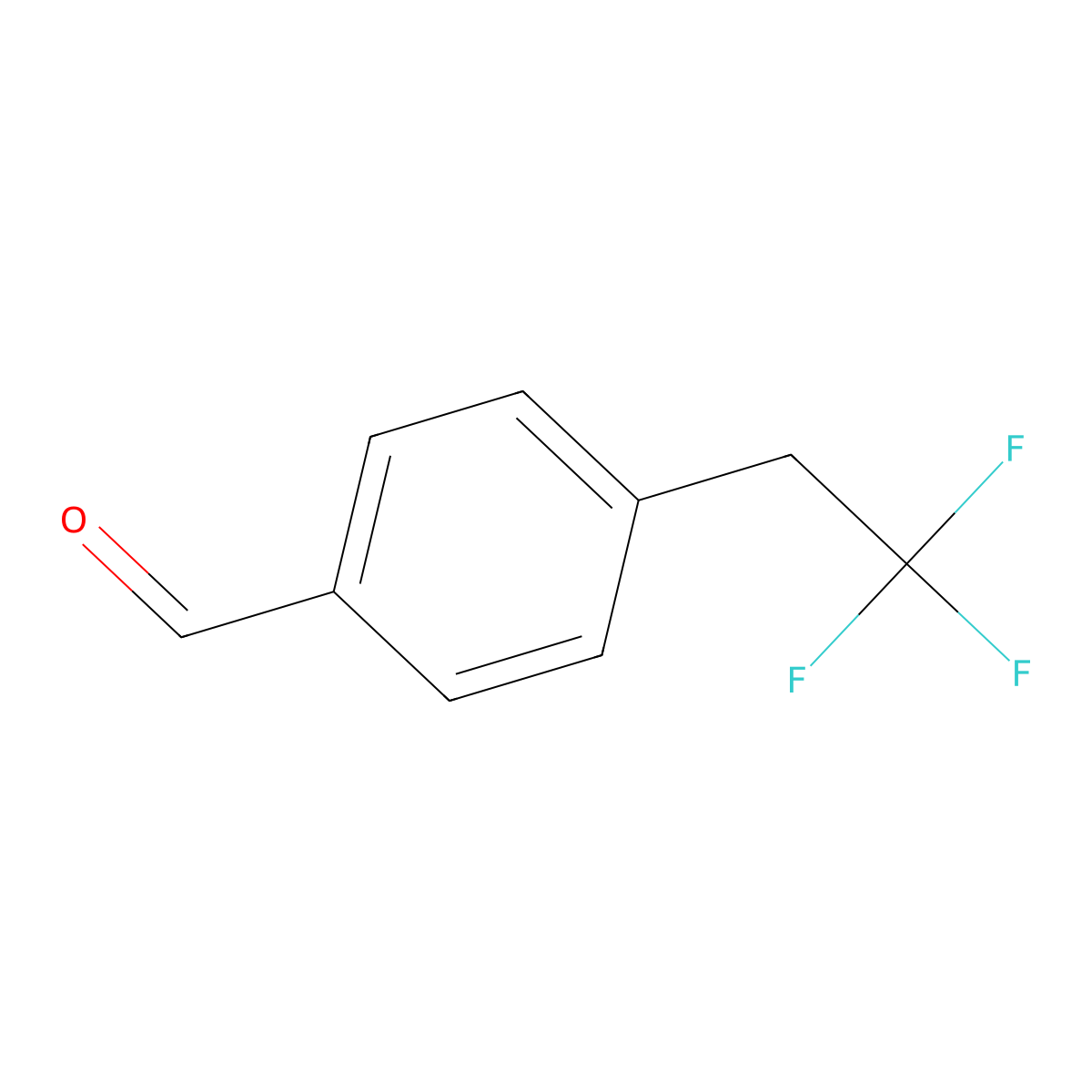 4-(2,2,2-Trifluoroethyl)benzaldehyde molecular structure, CAS 1360594-78-0