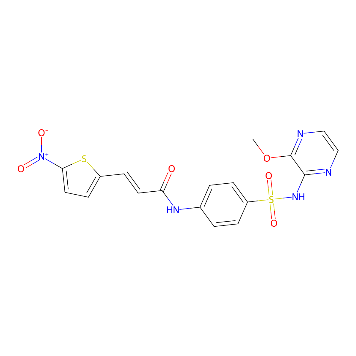 Necrosulfonamide molecular structure, CAS 1360614-48-7