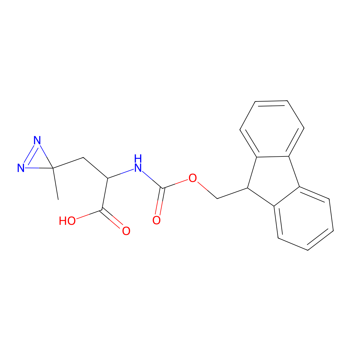 Fmoc-L-Photo-Leucine molecular structure, CAS 1360651-24-6