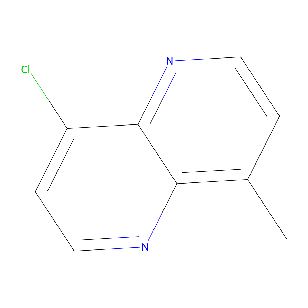 4-Chloro-8-methyl-1,5-naphthyridine molecular structure, CAS 1360704-47-7