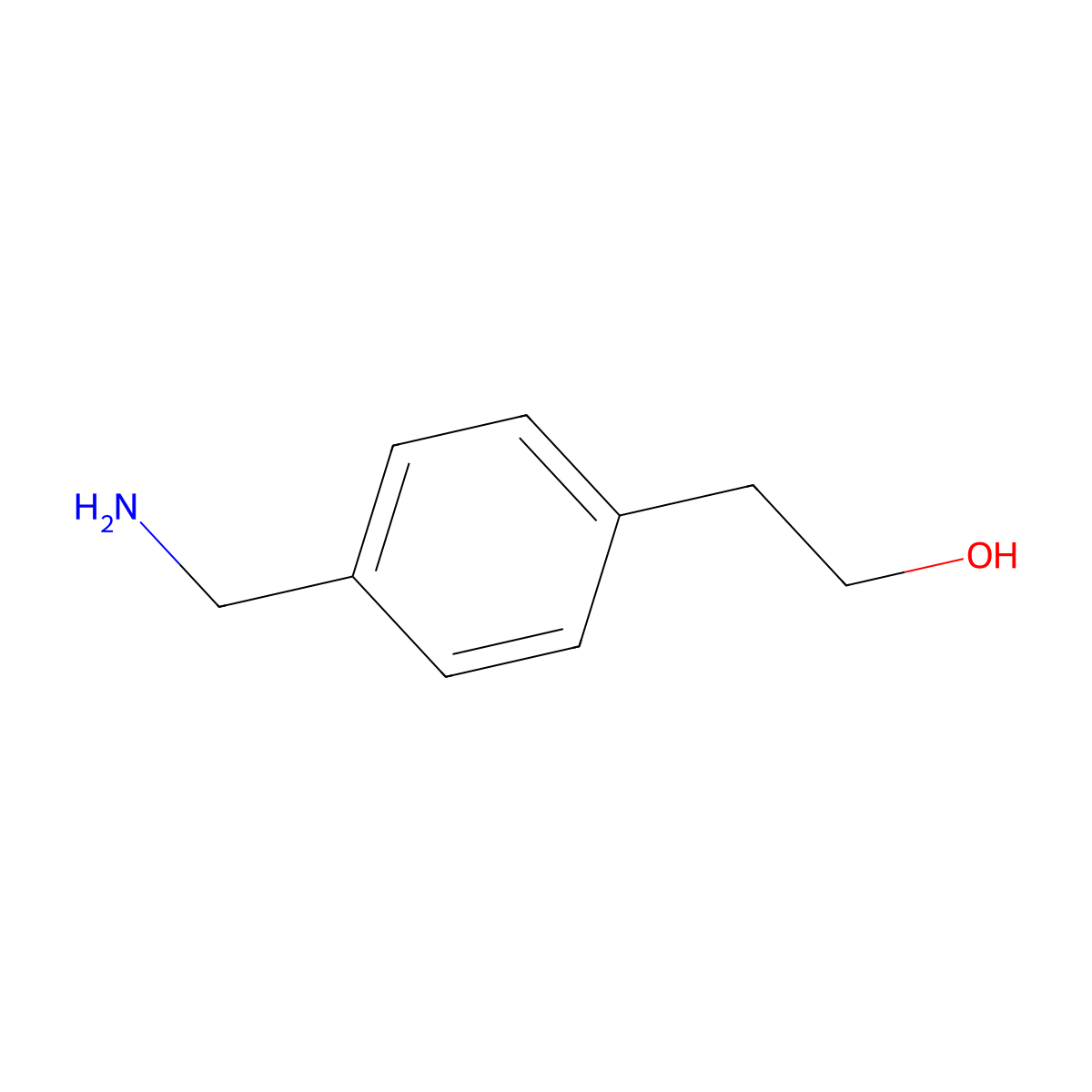 2-(4-(Aminomethyl)phenyl)ethan-1-ol molecular structure, CAS 136081-18-0