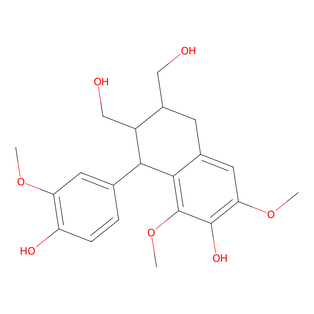 (+)-8-Methoxyisolariciresinol molecular structure, CAS 136082-41-2