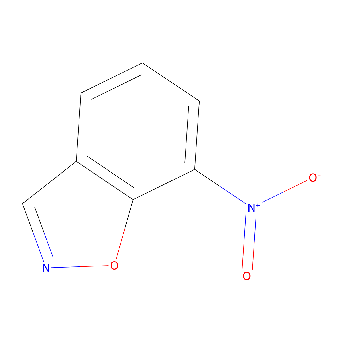 7-Nitrobenzo[d]isoxazole molecular structure, CAS 1360943-34-5