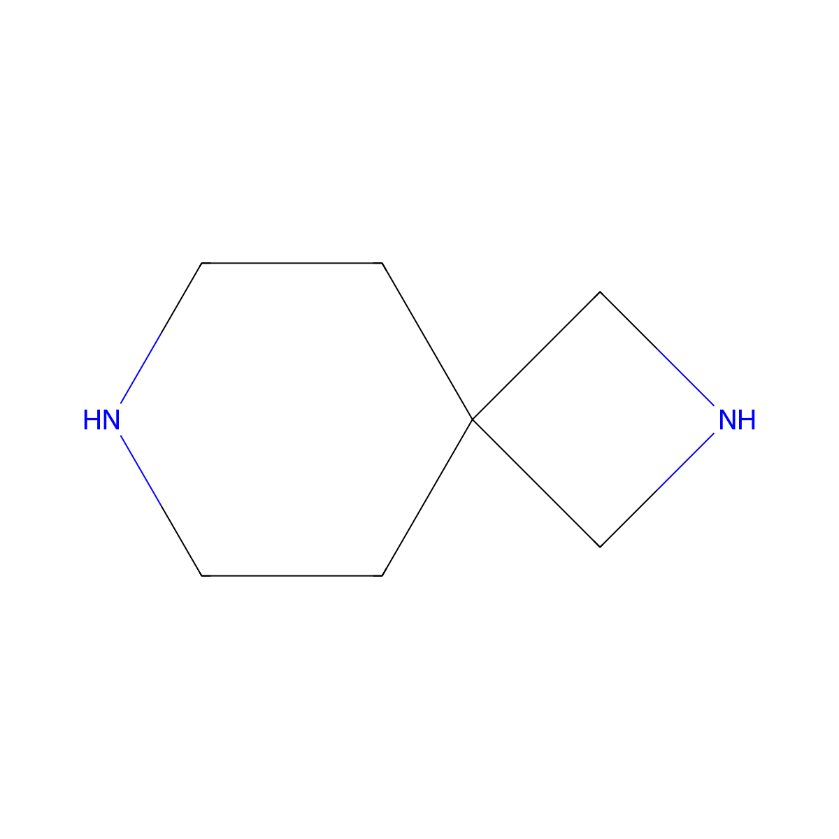 2,7-Diazaspiro[3.5]nonane molecular structure, CAS 136098-14-1